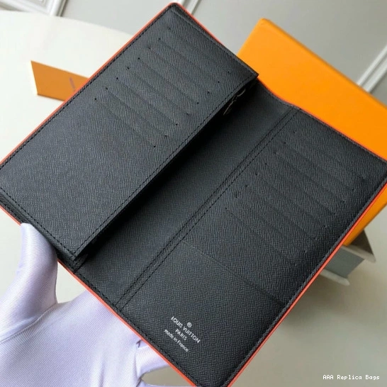 Aaa replica bags BRAZZA VUITTON LOUIS WALLET 0802